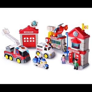 Hap-p-kid fire department play set